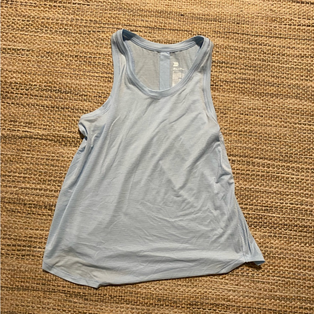 All In Motion Blue Workout Top